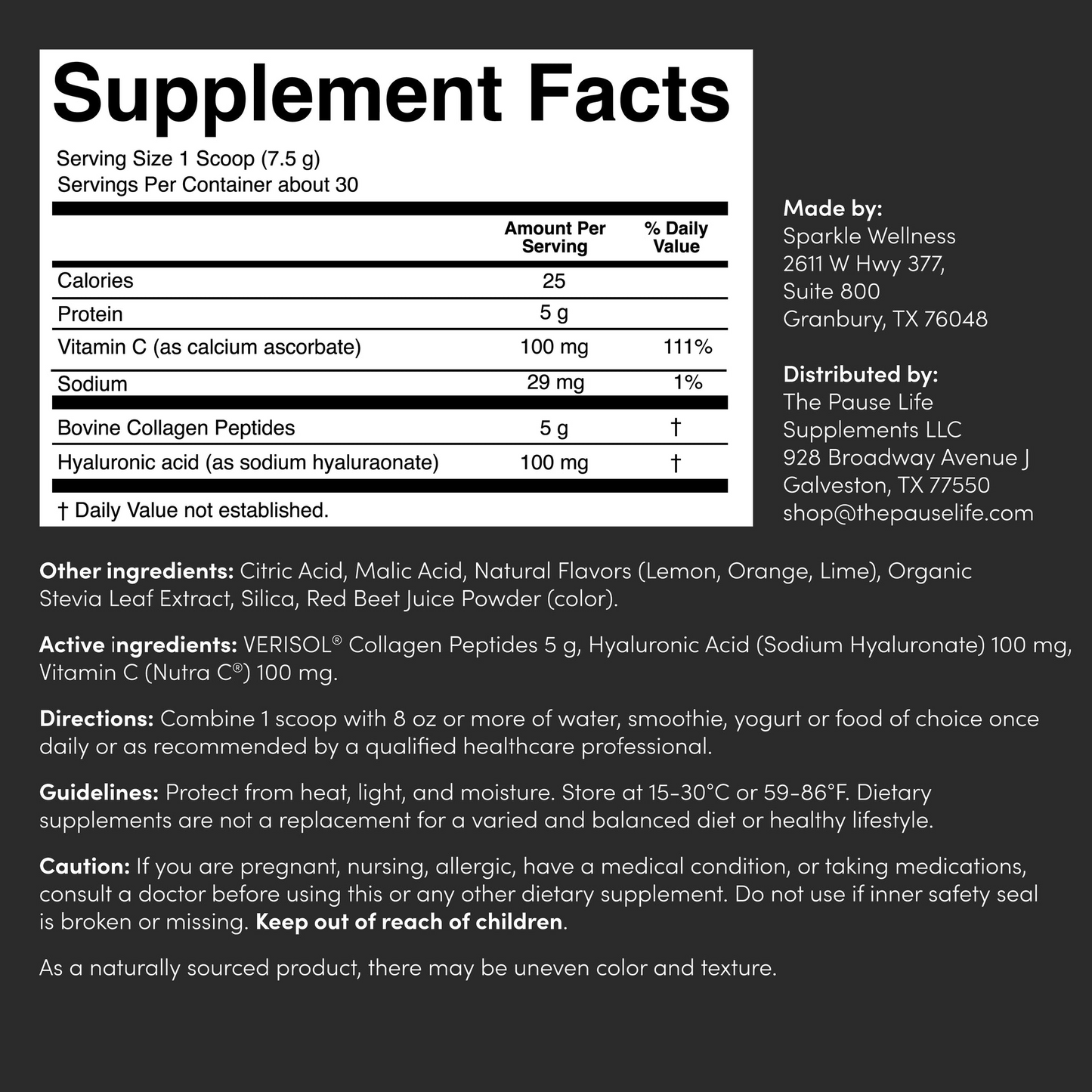 Sopositiv Skin Boost Plus® Collagen by Sparkle Wellness