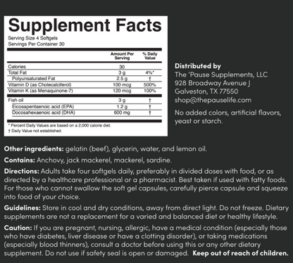 Sopositiv Omega-3 + Vitamin D3 & K2